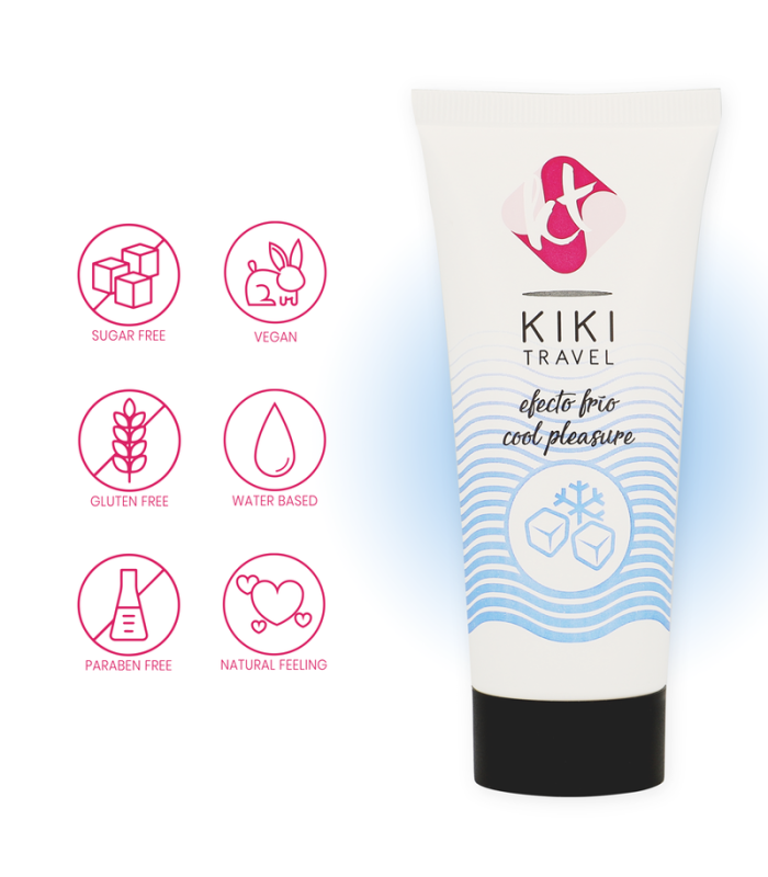 Kikí Travel Lubrifiant Effet Refroidissant 50 | Folies Secrètes