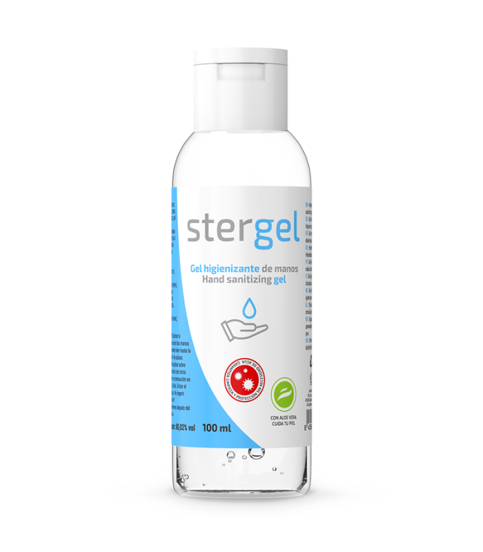 Stergel – Gel hydroalcoolique aloe vera 100 ml | Folies Secrètes