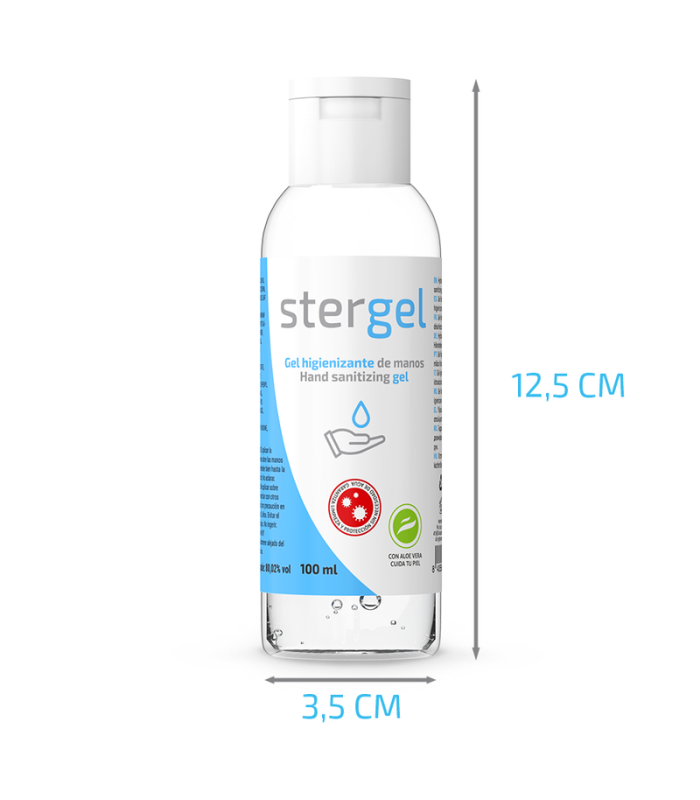 Stergel – Gel hydroalcoolique aloe vera 100 ml | Folies Secrètes