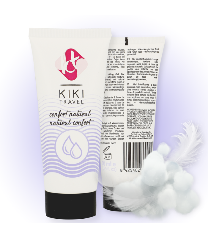 Kikí Travel Confort Lubrifiant Naturel 50 ml | Folies Secrètes