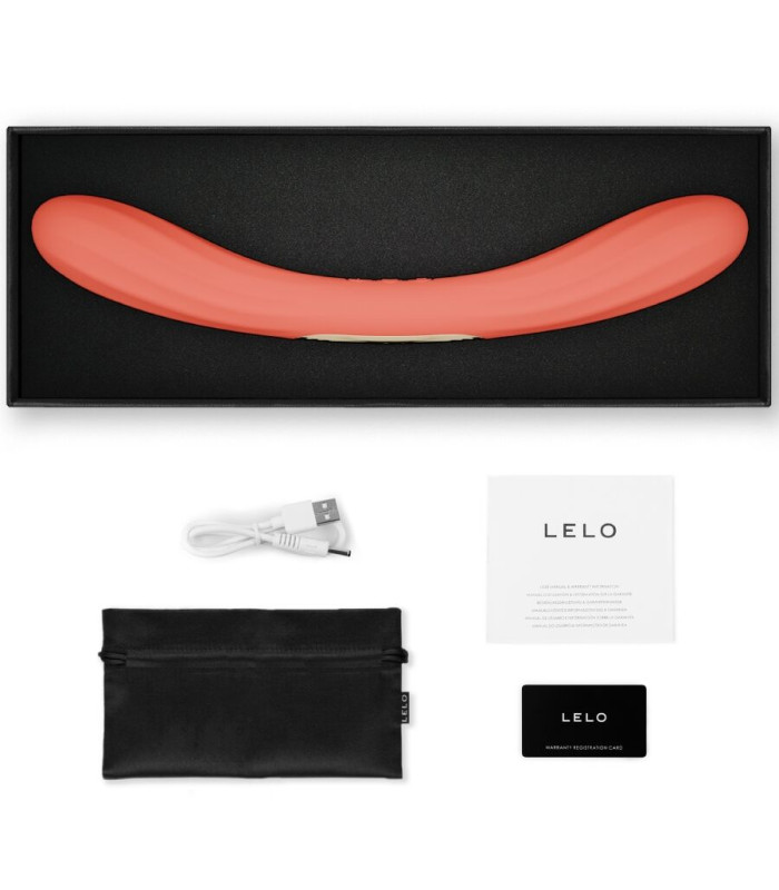 LELO Boomerang rouge corail — Vibrateur couple | Folies Secrètes