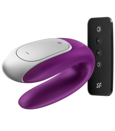 Satisfyer Double Fun violet — vibrateur couple en U, vue principale