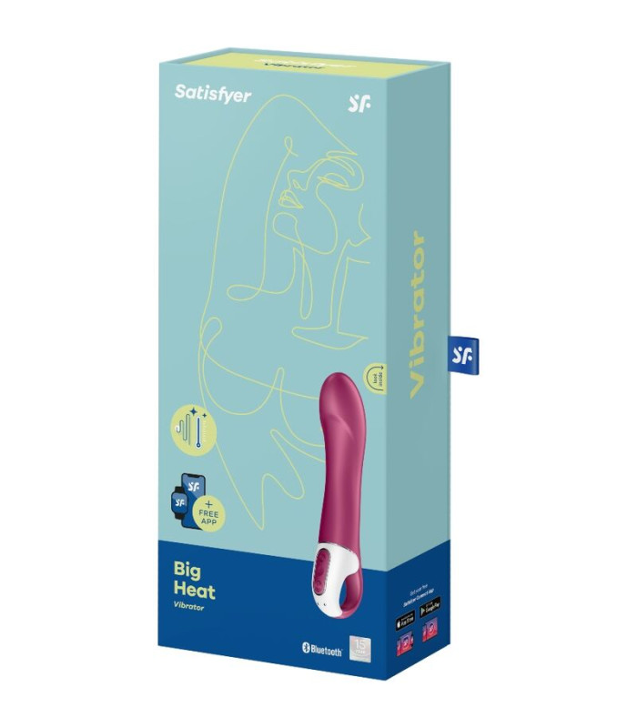 Satisfyer PointG Big Heat — Vibromasseur connecté | Folies Secrètes