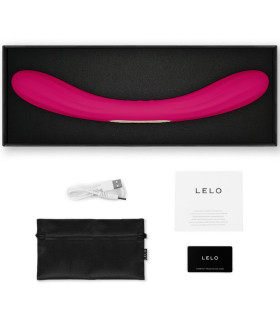 LELO Boomerang cerise — profil courbé couple