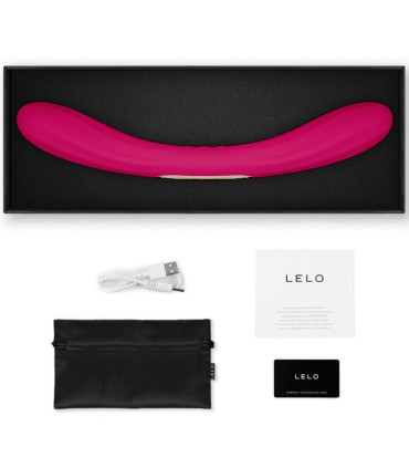 LELO Boomerang cerise — profil courbé couple