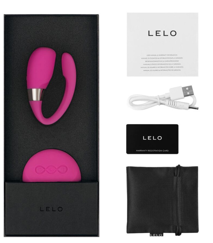LELO Tiani 3 cerise — Masseur couple Insignia | Folies Secrètes