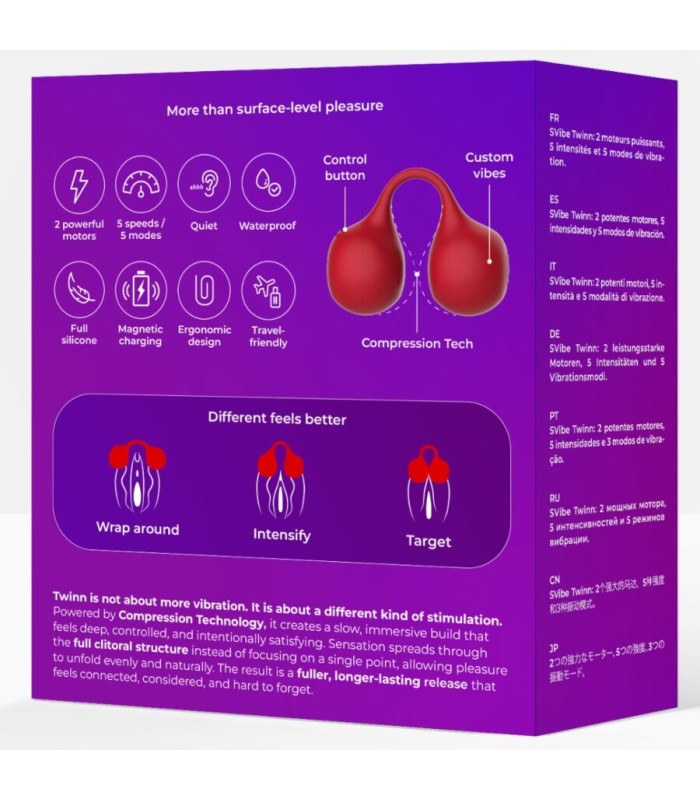 Snail Vibe Twinn cerise — Sélection douce | Folies Secrètes