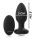 Black&Silver Wells Plug télécommande — Premium homme | Folies Secrètes