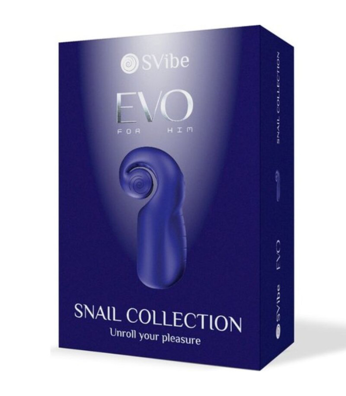 Snail Vibe Evo Slide NRoll bleu — Masturbateur homme | Folies Secrètes