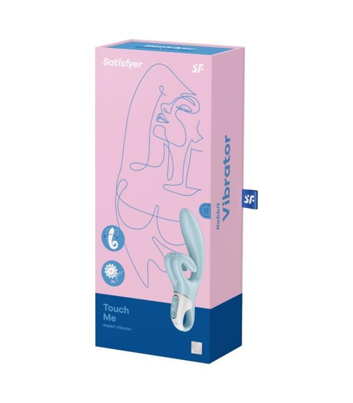 Satisfyer Touch Me — Rabbit vibration bleu | Folies Secrètes