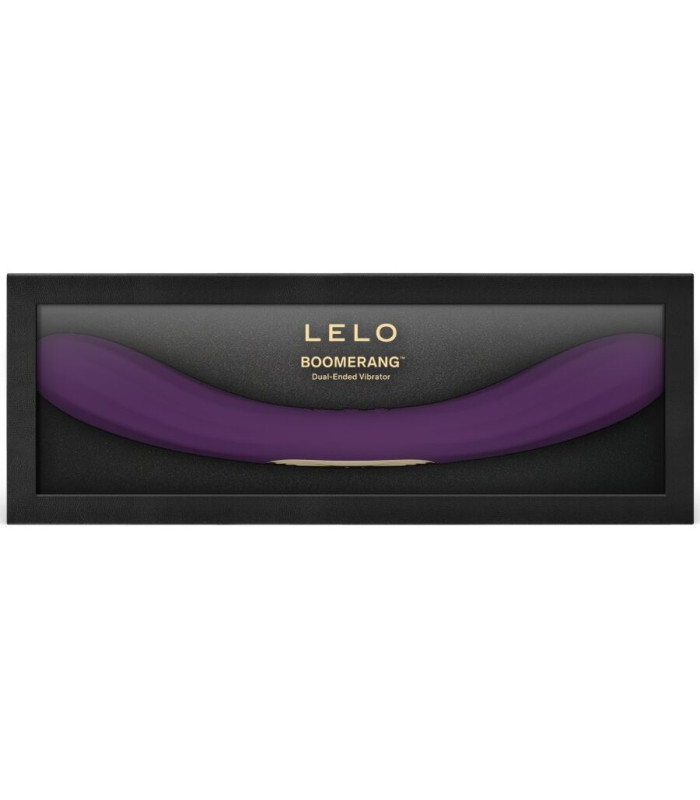 LELO Boomerang violet — Vibrateur double extrémité | Folies Secrètes