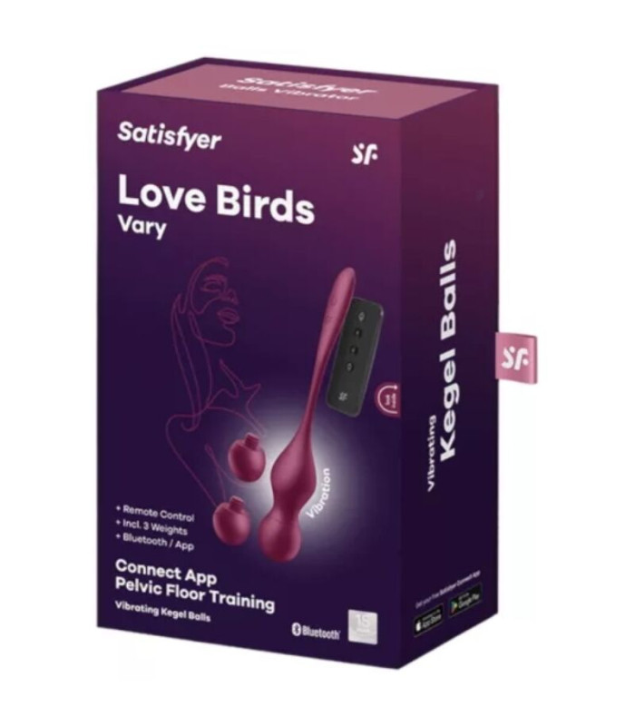 Satisfyer Love Birds Vary — Boules vibrantes | Folies Secrètes