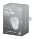 SATISFYER - CUTIE GHOST VIBRATEUR POSER BLANC