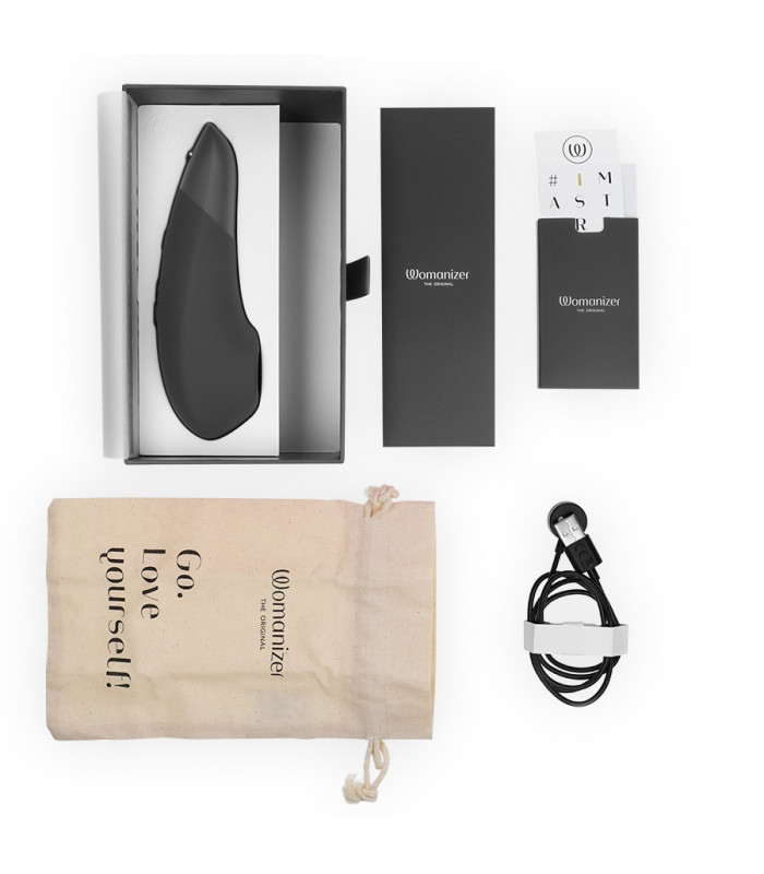 Womanizer stimulateur clitoral noir — Sélection douce | Folies Secrètes