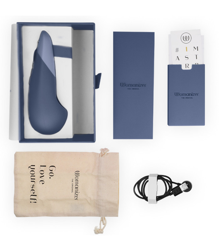 Womanizer Vibe lay-on bleu foncé — Sélection douce | Folies Secrètes