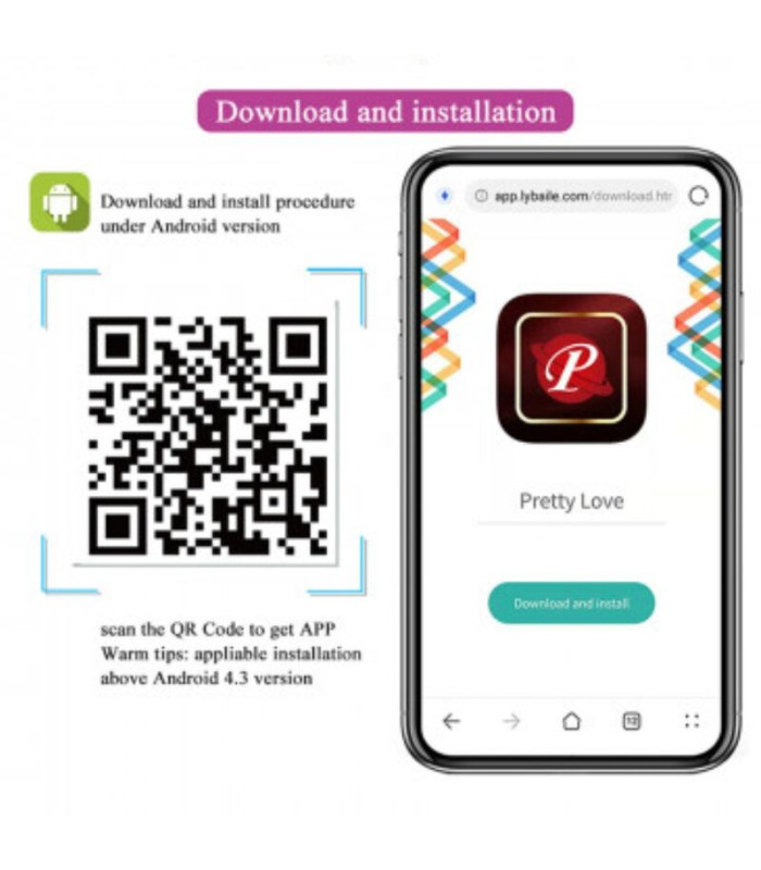 Pretty Love Catalina massager app lila — Premium homme | Folies Secrètes
