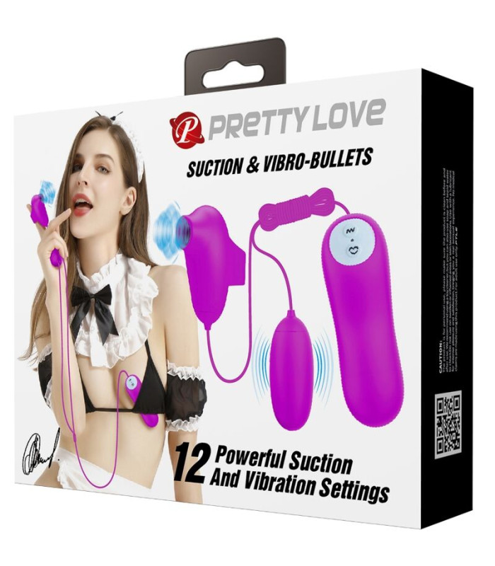 Pretty Love Bullet ventouse — Premium homme | Folies Secrètes