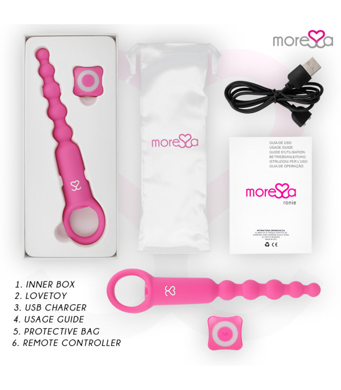Moressa Ronie rose télécommande — Premium homme | Folies Secrètes