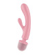 Satisfyer Triple Lover rose — profil wand ergonomique