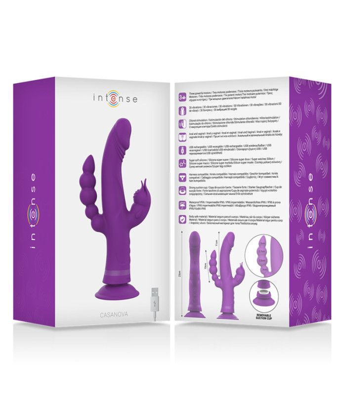 Intense Casanova rabbit violet — Sélection douce | Folies Secrètes
