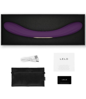 LELO Boomerang violet — profil courbé couple