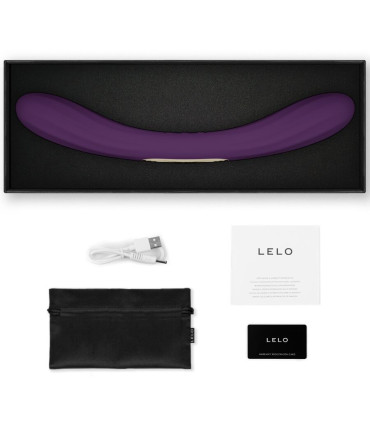 LELO Boomerang violet — profil courbé couple