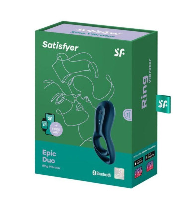 Satisfyer Epic Duo — double stimulation silicone doux
