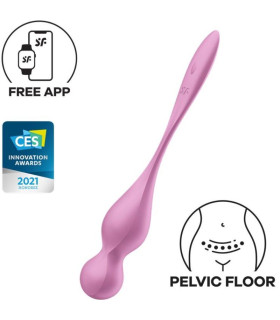 Satisfyer Love Birds rose — boules Kegel connectées, vue principale