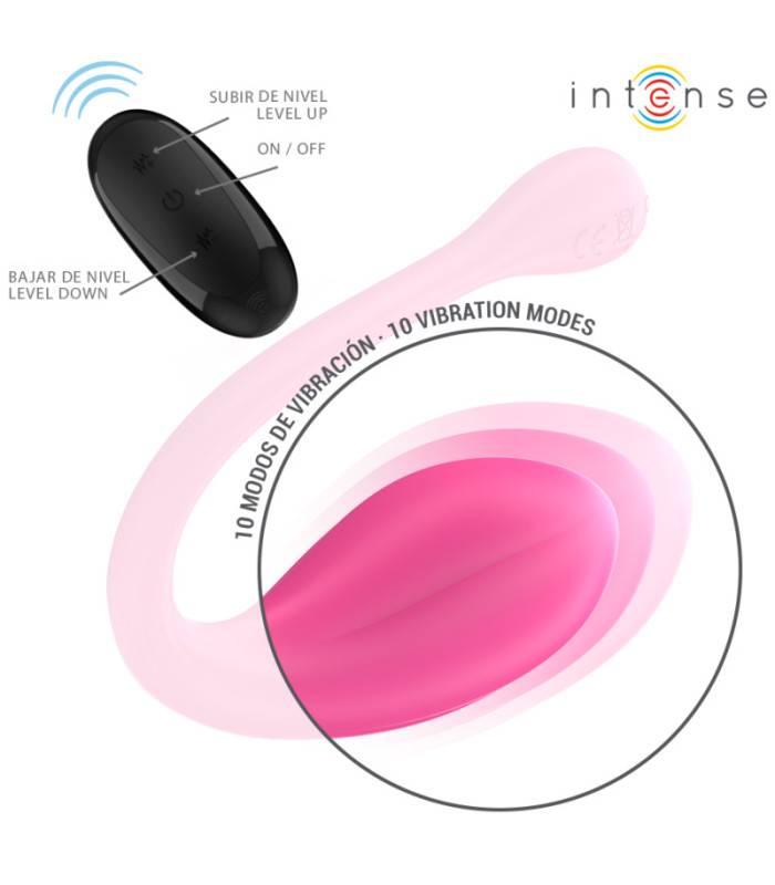 Intense Janice rose — Vibrateur en U 10 modes | Folies Secrètes