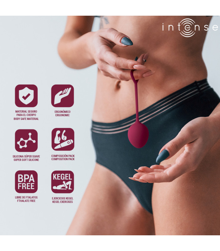Intense Charli — Kit boules de Kegel bordeaux | Folies Secrètes