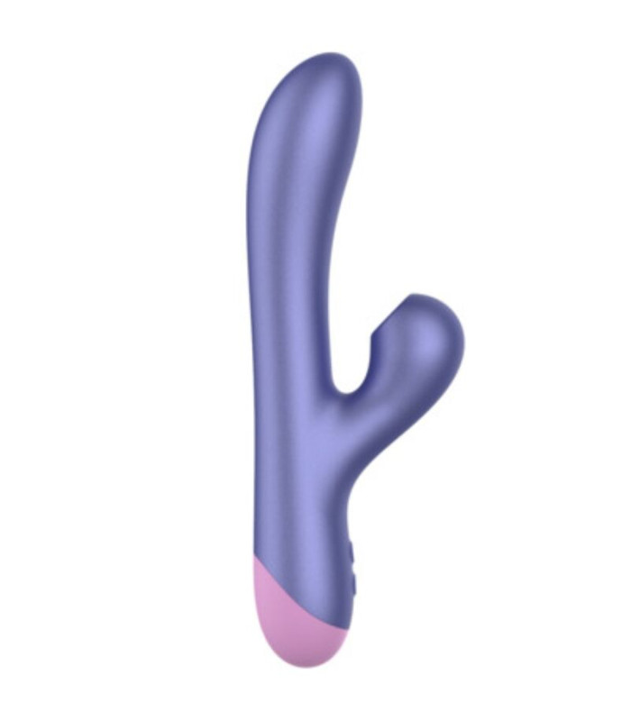 ROMP Pulse bleu — Rabbit double point G | Folies Secrètes