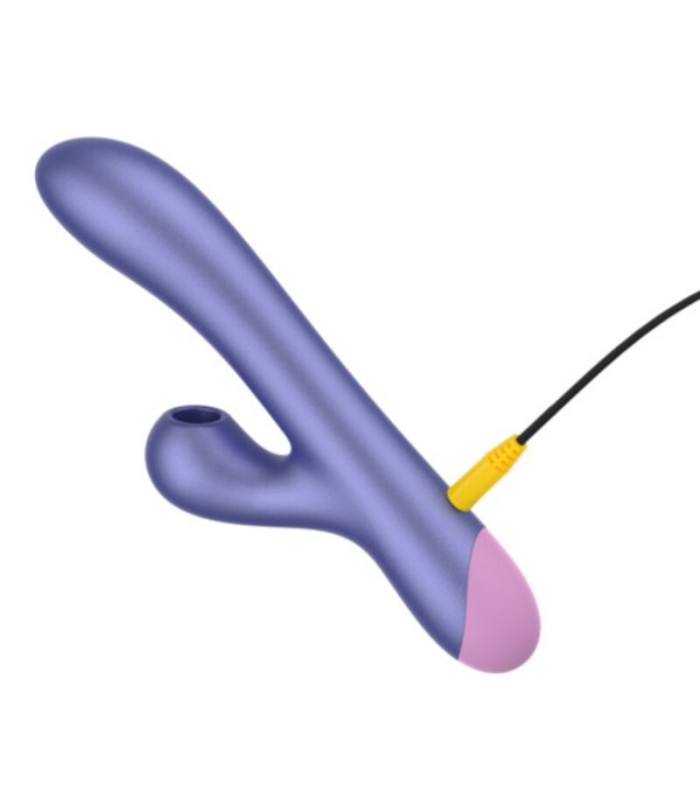 ROMP Pulse bleu — Rabbit double point G | Folies Secrètes