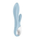 Satisfyer Air Pump Bunny 1 — Rabbit gonflable bleu | Folies Secrètes