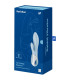 Satisfyer Air Pump Bunny 1 — Rabbit gonflable bleu | Folies Secrètes