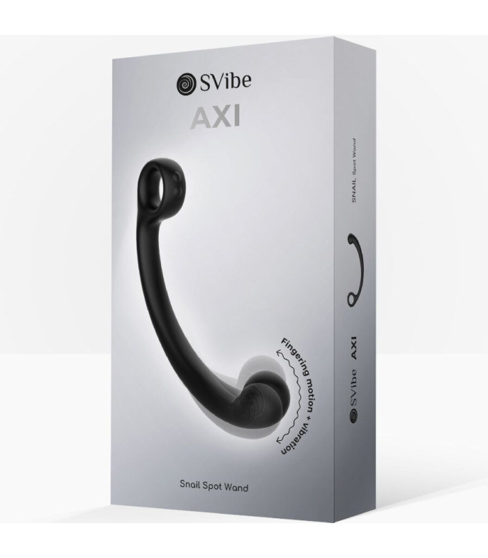 Snail Vibe Axi — Wand massager noir rechargeable | Folies Secrètes