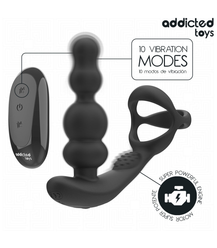 Addicted Toys prostate — Masseur télécommandé | Folies Secrètes