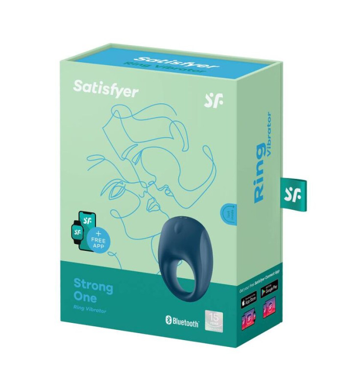 Satisfyer Strong One Connect — Anneau vibrant | Folies Secrètes