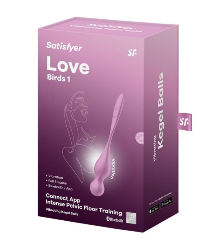 Satisfyer Love Birds rose — Boules Kegel connectées | Folies Secrètes