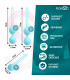 Moressa Osian turquoise — Boules de Kegel premium | Folies Secrètes