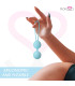 Moressa Osian turquoise — Boules de Kegel premium | Folies Secrètes