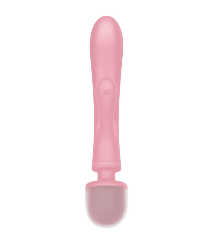Satisfyer Triple Lover rose — Wand rabbit | Folies Secrètes