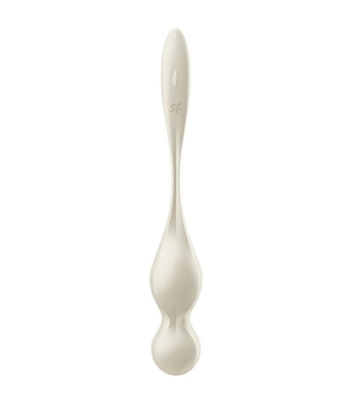 Satisfyer Love Birds blanches — Boules Kegel vibrantes | Folies Secrètes