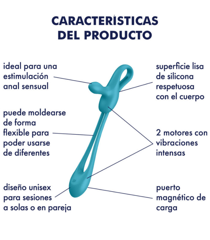 Satisfyer Plug & Play 1 — Multivibrateur flexible | Folies Secrètes