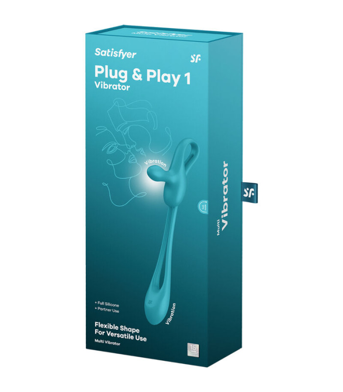 Satisfyer Plug & Play 1 — Multivibrateur flexible | Folies Secrètes