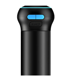 Kiiroo manette interactive — profil design premium noir