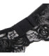 Ensemble dentelle florale noir Subblime | Folies Secrètes
