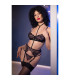 Ensemble lingerie noir Chilirose | Folies Secrètes