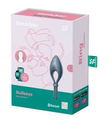Satisfyer Bullseye gris — profil anneau couple