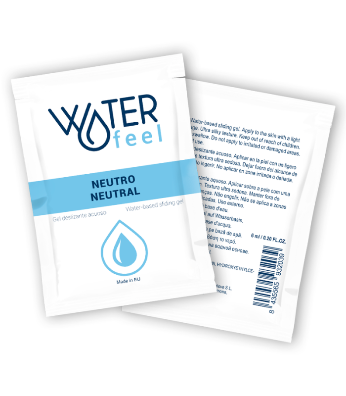 Waterfeel Neutral 6 ml | Gel lubrifiant monodose