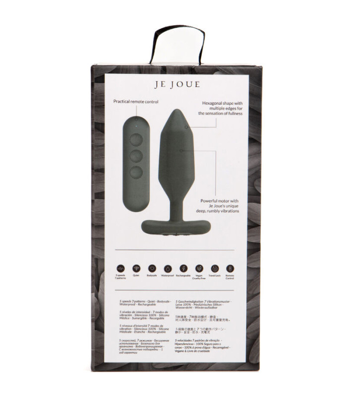 Je Joue Onyx plug vibrant | Folies Secrètes